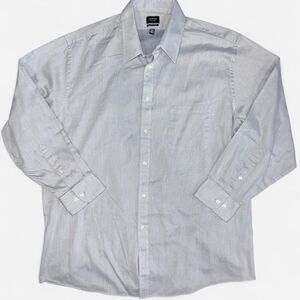 Grey Wrinkle Free Long Sleeve Button Up Dress Shirt from Arrow